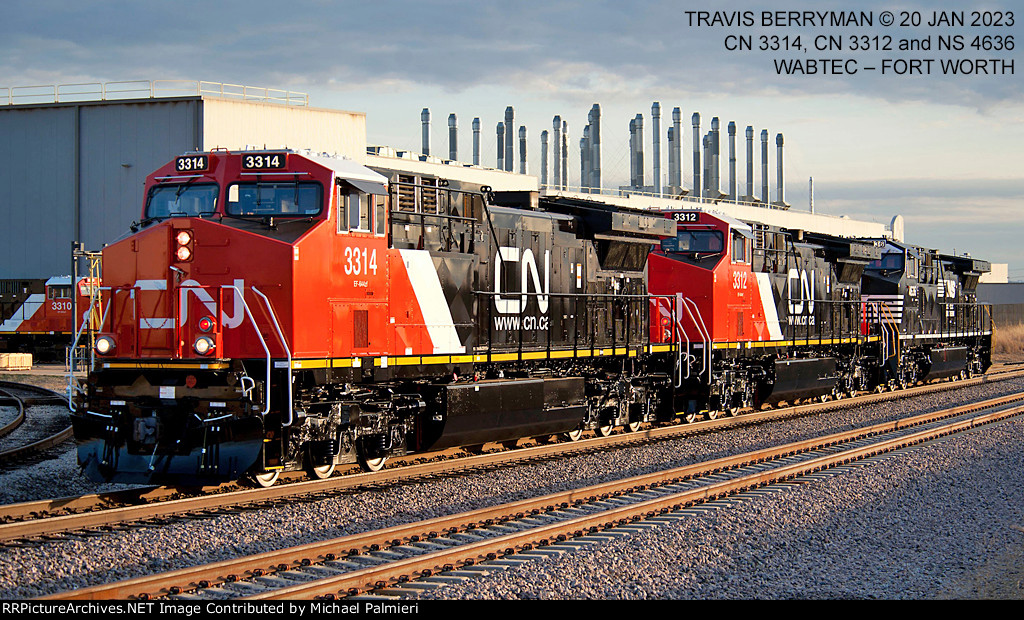 CN 3314, 3312 and NS 4636